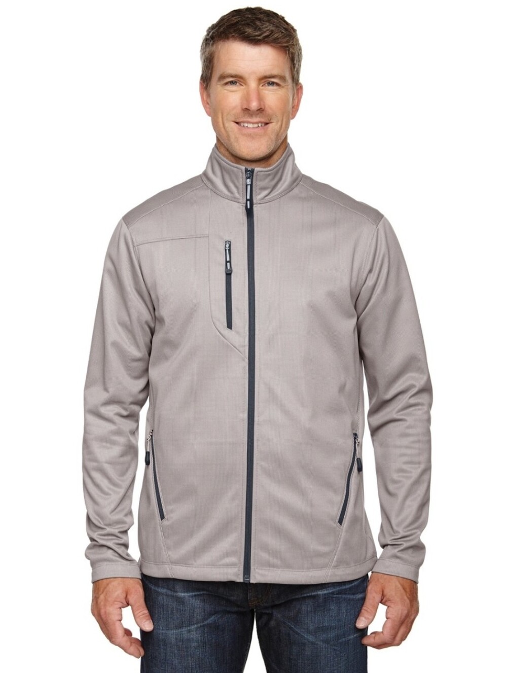 North End Trace Men's Printed Fleece Jacket Size Extra Large NWT